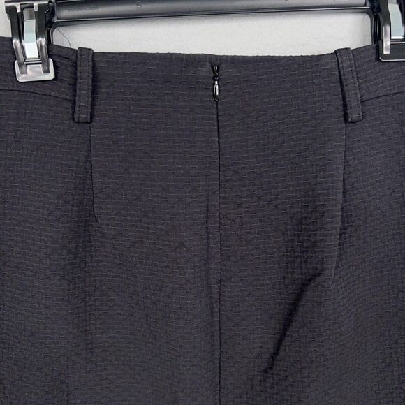 J McLaughlin Skirt Womens 10 Black Pencil Textured Minimal Career Capsule Work - Picture 6 of 14